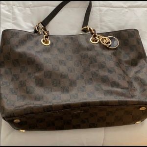 Michael kors checkered purse